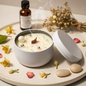 White Pearl Candle