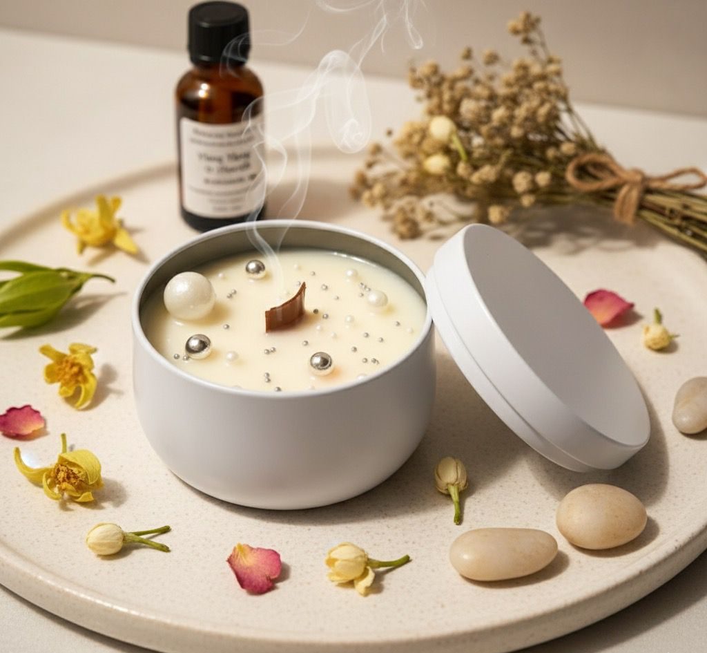 White Pearl Candle